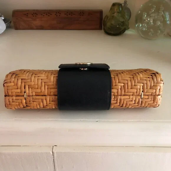 TORY BURCH Rattan Clutch - Picture 7 of 8